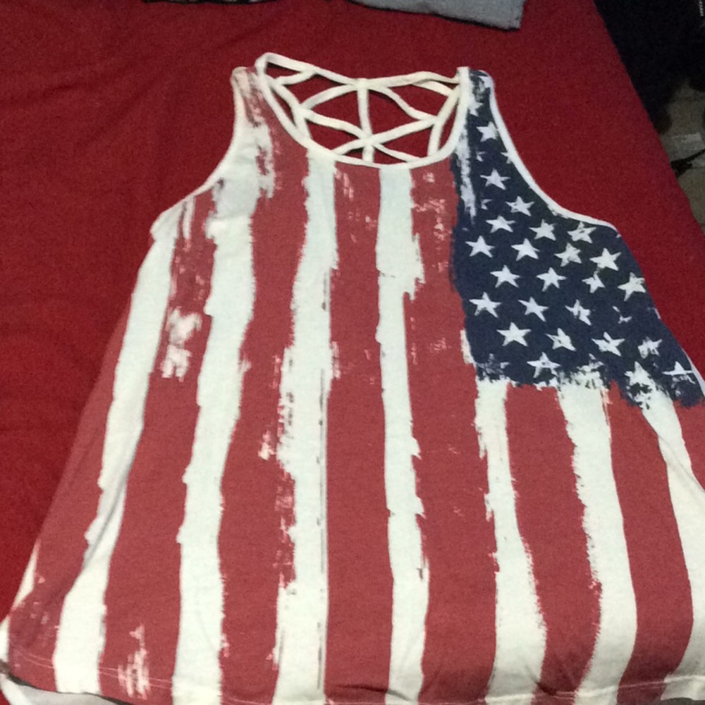American flag shirt